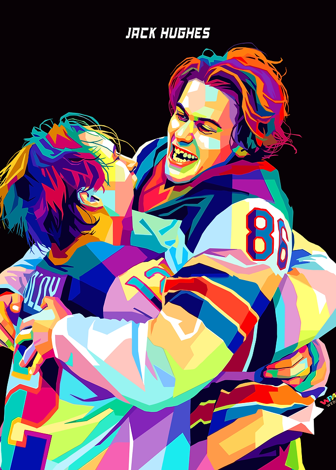 Jack Hughes Pop Art