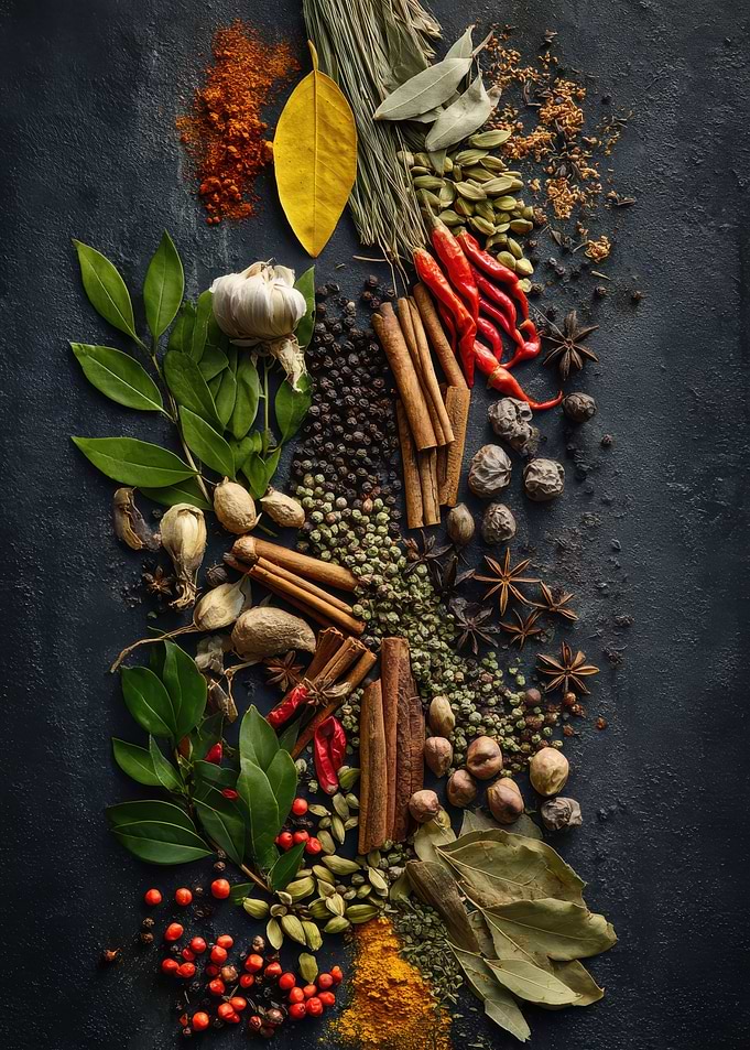 Assortment of Spices and Herbs