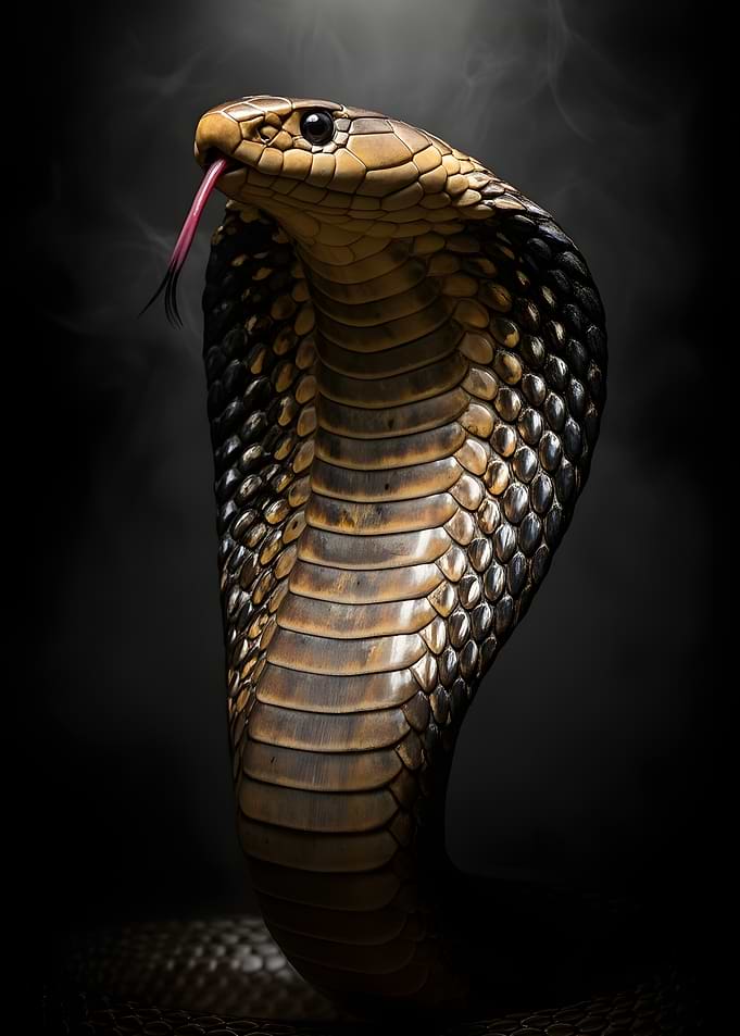 Close-up of a Cobra Snake