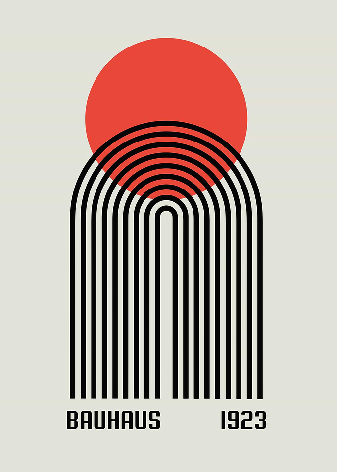 Bauhaus 1923 Poster