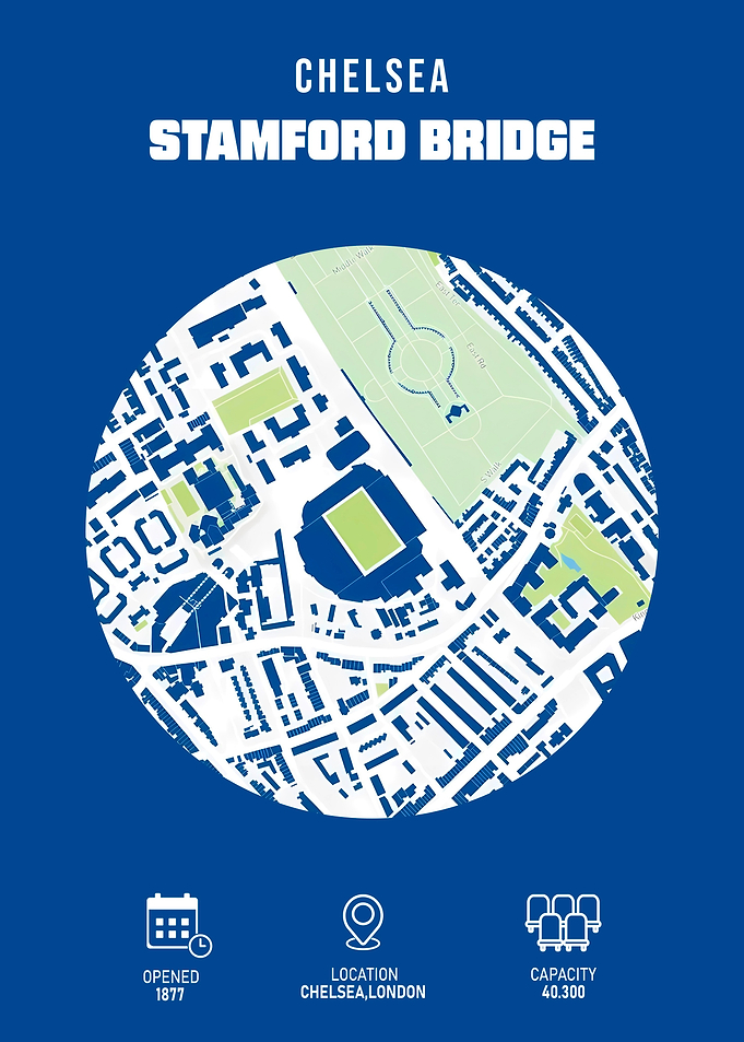 Chelsea Stamford Bridge Stadium Map
