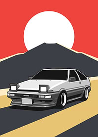 AE86 Fuji Night