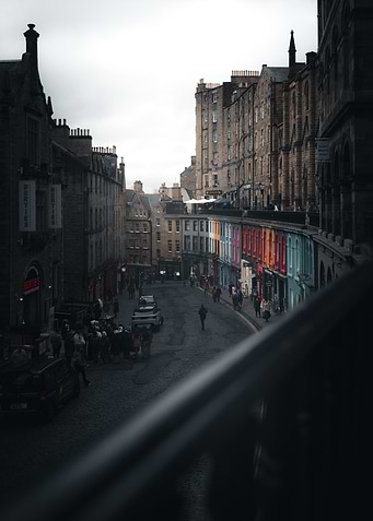 Victoria Street in Edinburgh