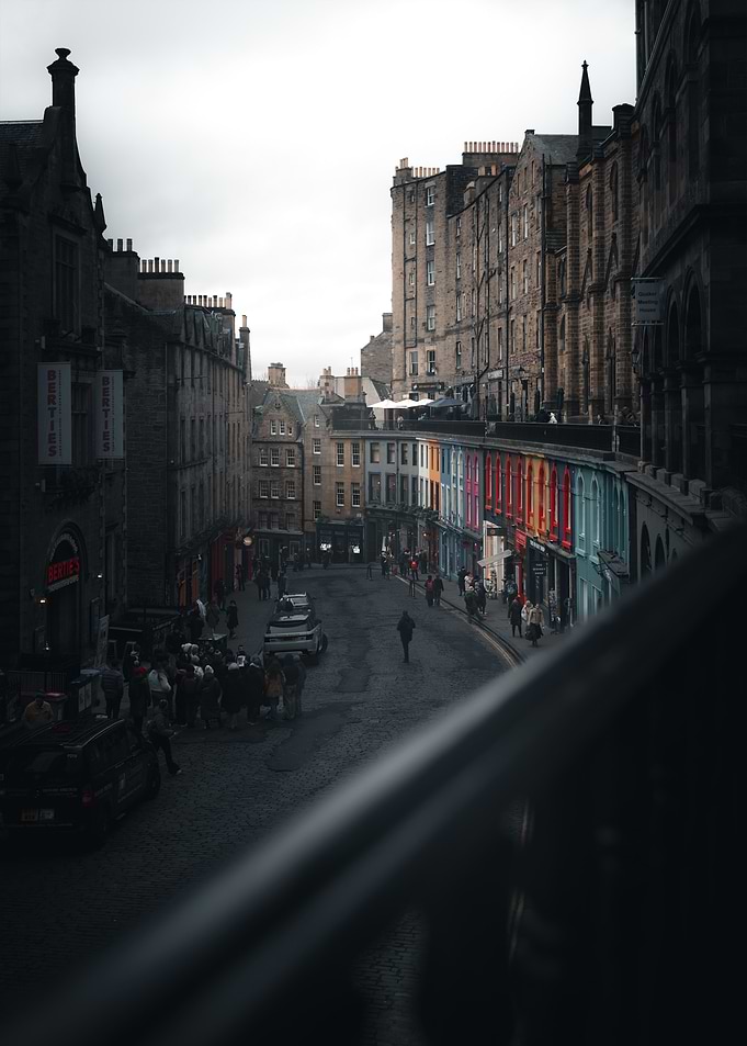 Victoria Street in Edinburgh
