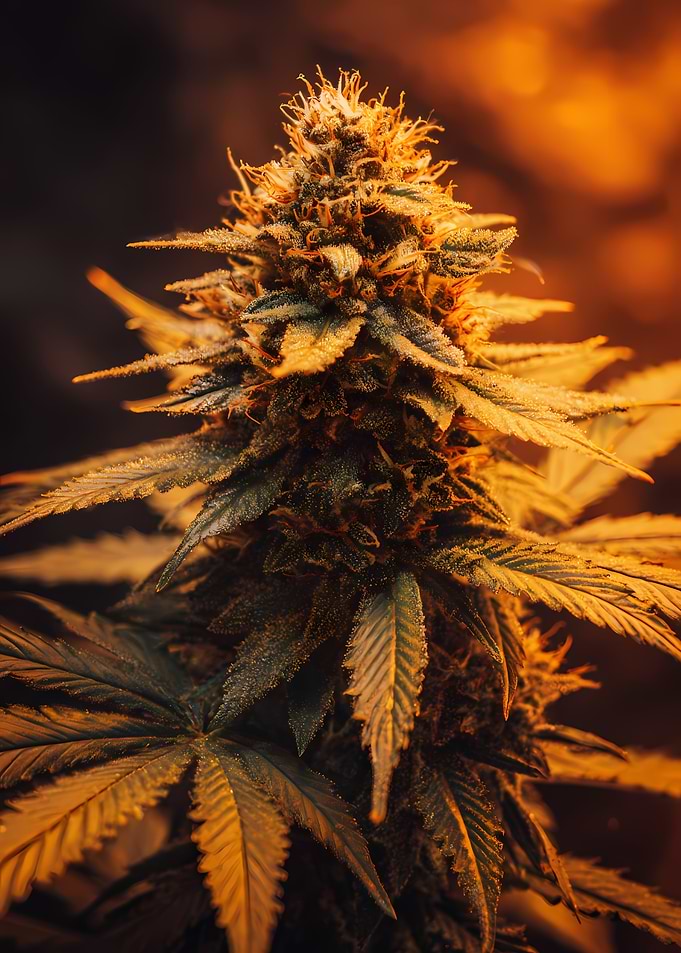 Close-up of a cannabis bud