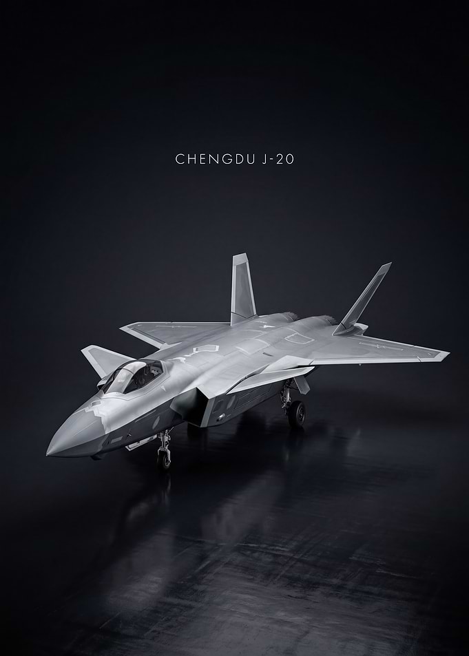 Chengdu J-20 Stealth Fighter Jet
