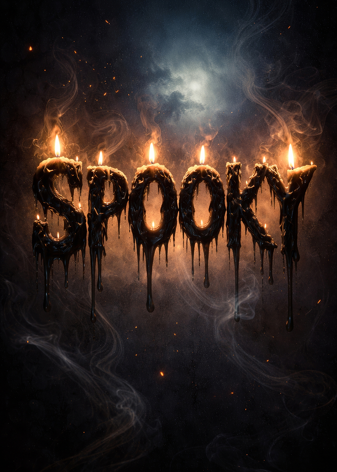 Spooky Halloween Candles