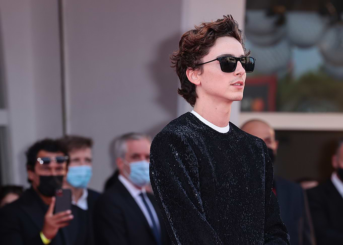 Timothée Chalamet on Red Carpet