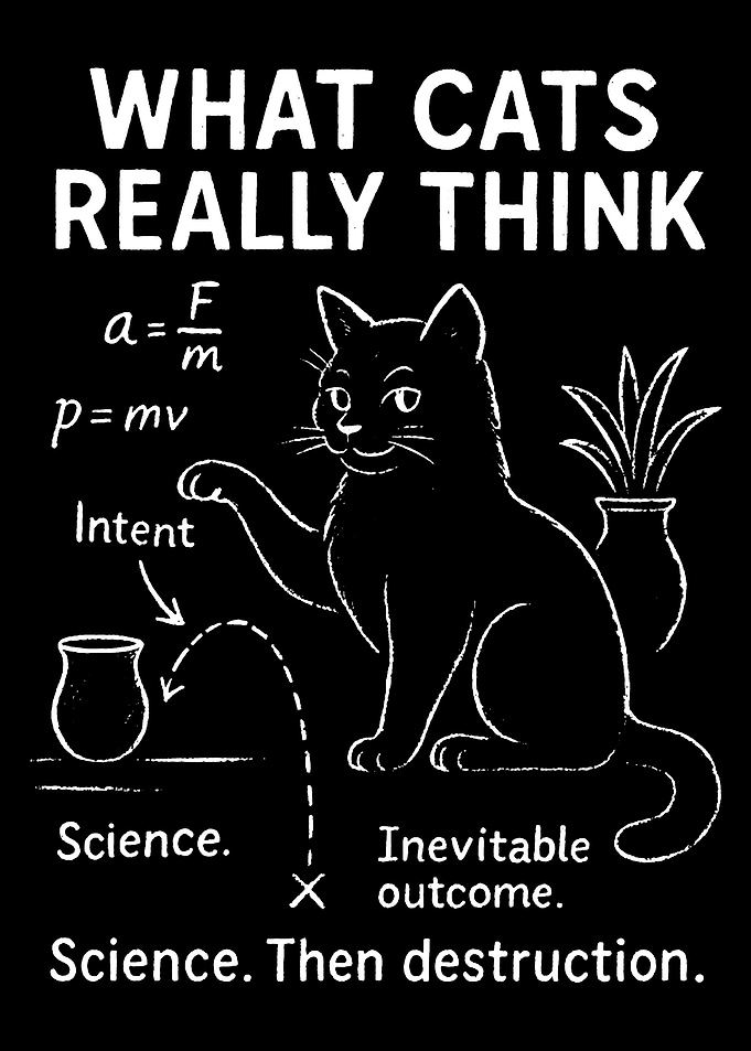 What Cats Really Think Funny Science Cat
