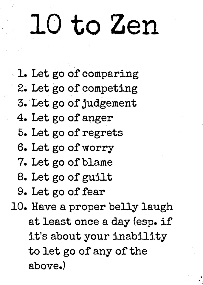 10 to Zen List