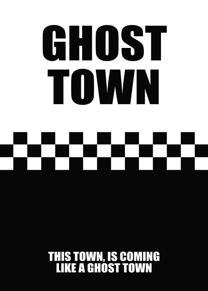 Ghost Town Text Art