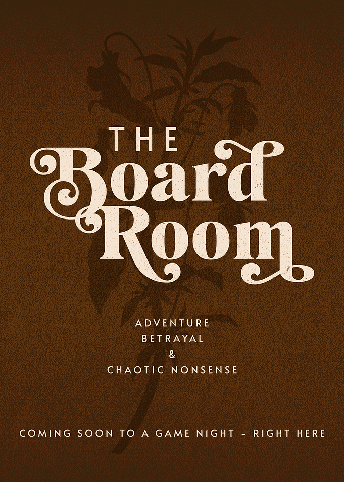 Elegant Vintage Style Board Game Room Poster