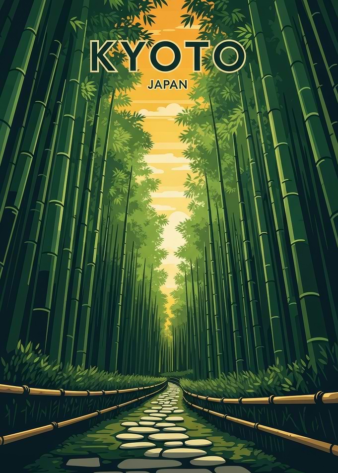 Kyoto Bamboo Forest Path