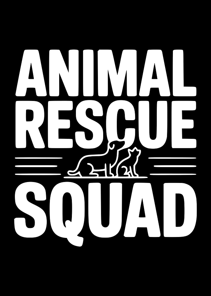 Animal Rescue Squad Text Art