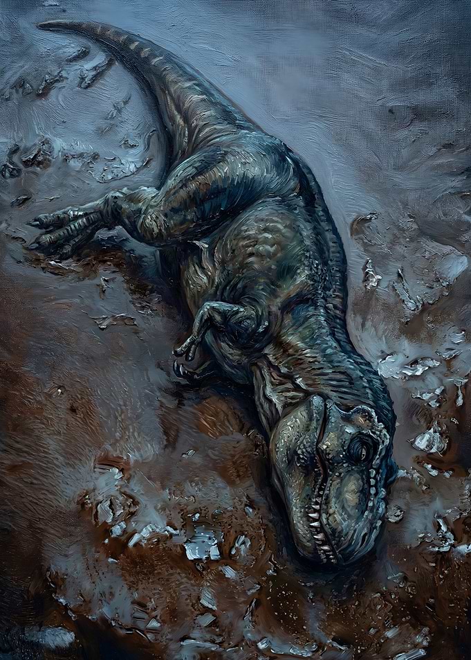 Tyrannosaurus Rex in Mud