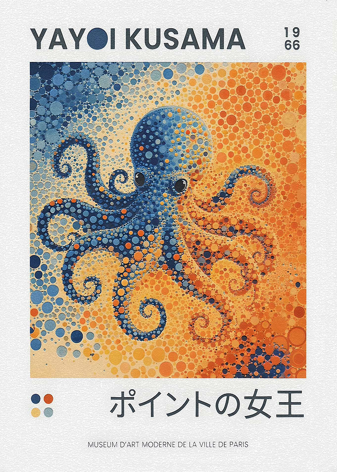 Yayoi Kusama Octopus Art