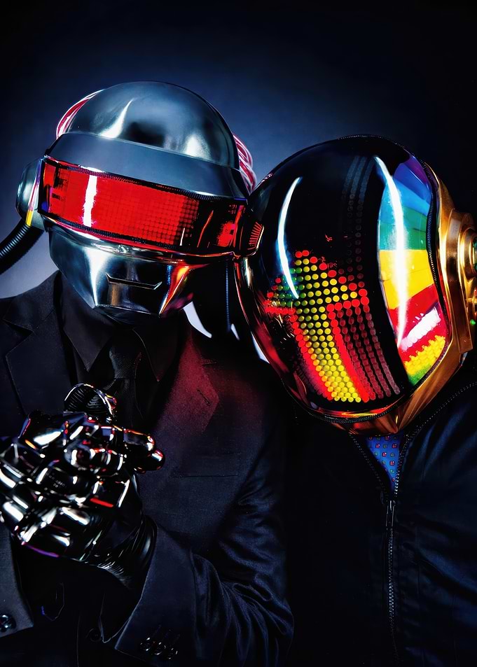 Daft Punk Robots in Suits