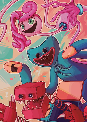 Poppy Playtime Characters Illustration