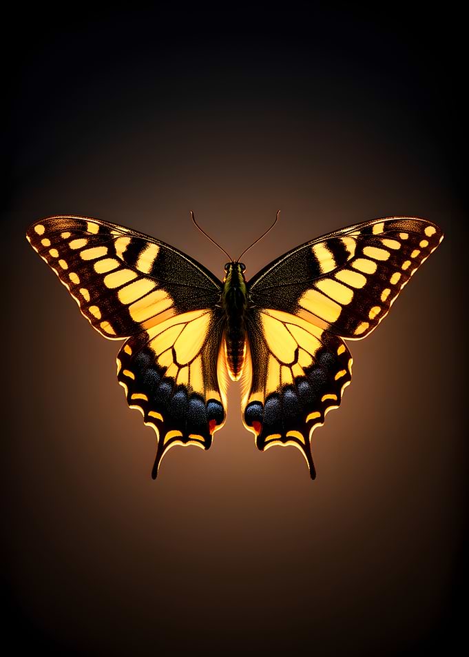 Close-up of a Swallowtail Butterfly