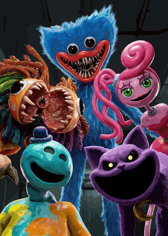 Poppy Playtime Characters Group
