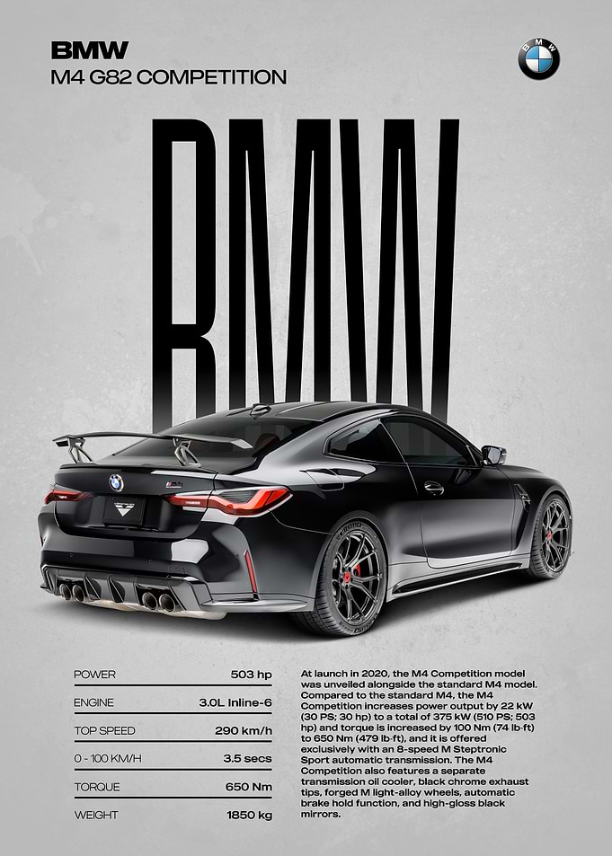BMW M4 G82 Competition Car