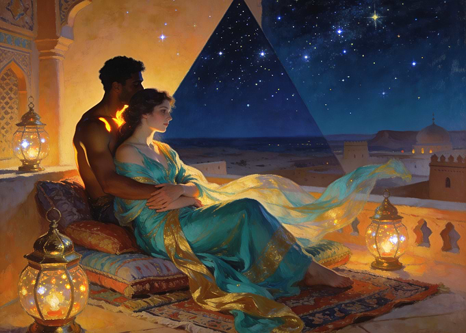 Couple Gazing at the Stars