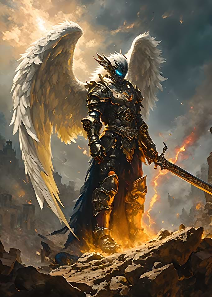 Warrior Angel with Sword