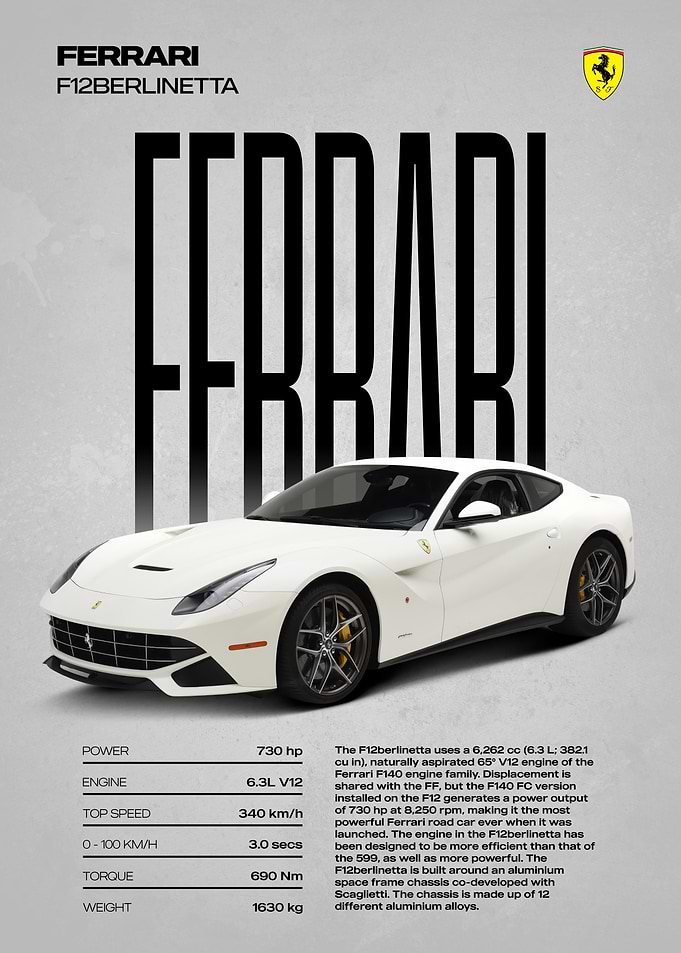 Ferrari F12berlinetta Specifications
