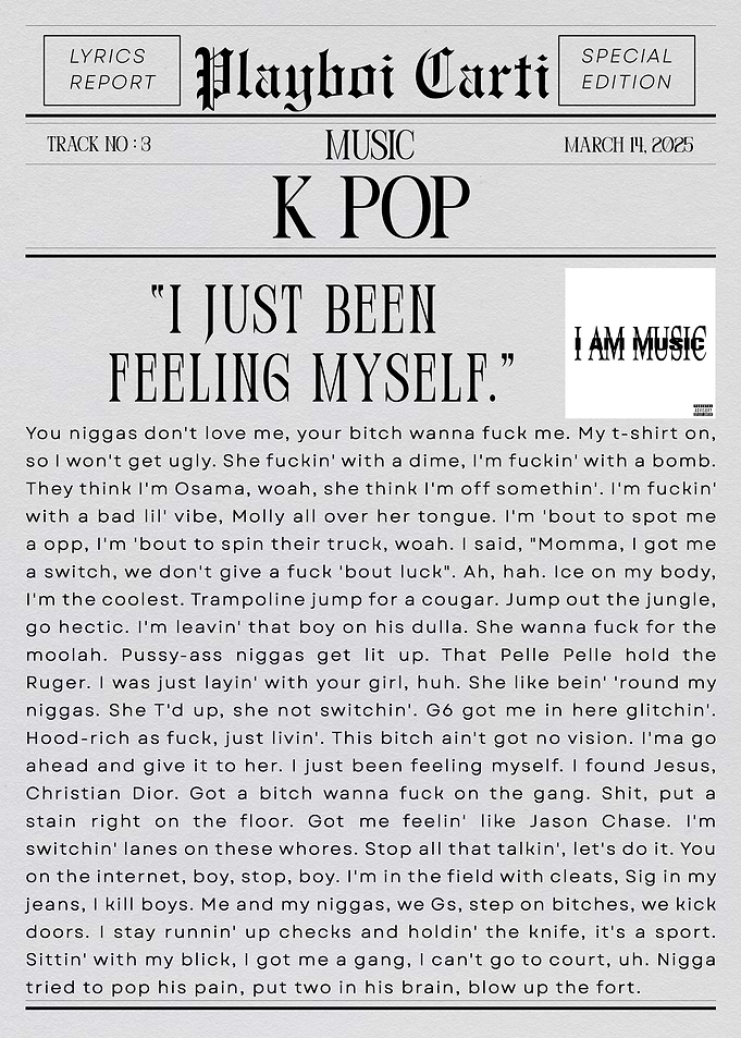 Playboi Carti K POP