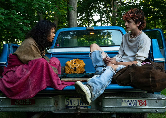 Couple in a Pickup Truck