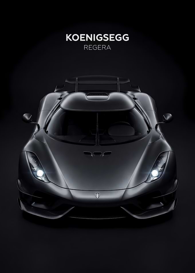 Car Koenigsegg Regera Dark