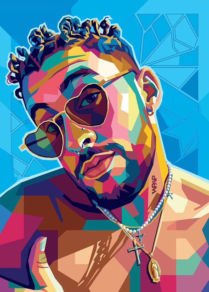 bad bunny wpap art