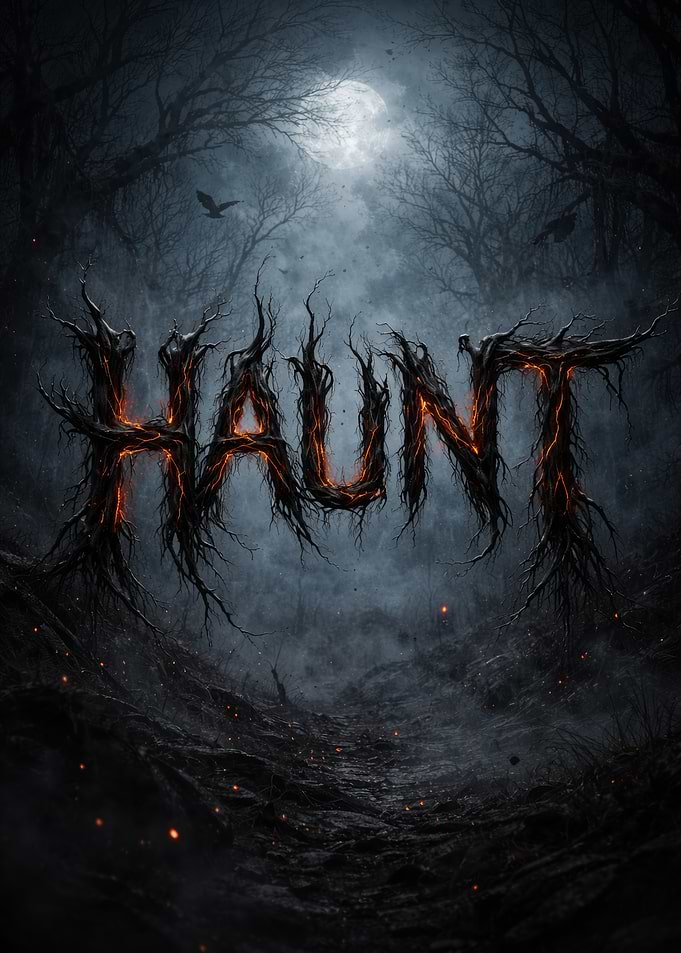 Haunt Text Art