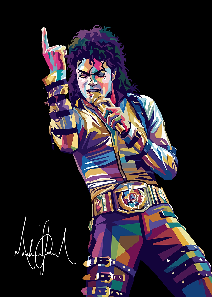 Michael Jackson Pop Art Portrait