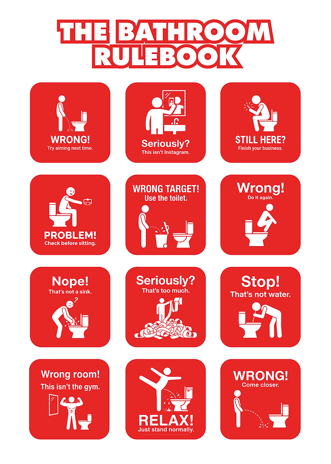 The Bathroom Rulebook
