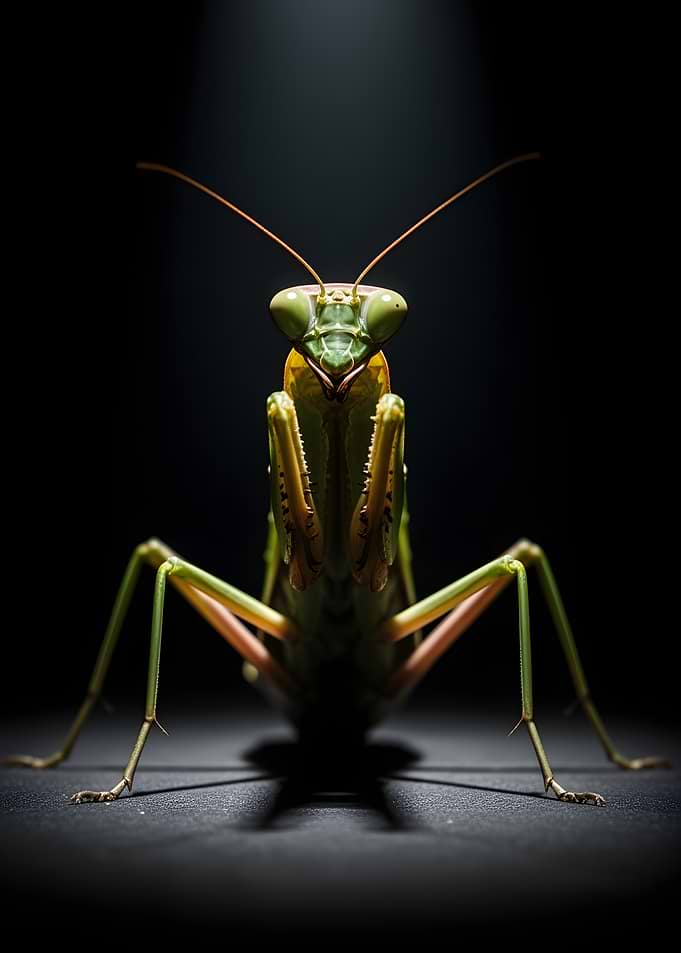 Praying Mantis Close-Up