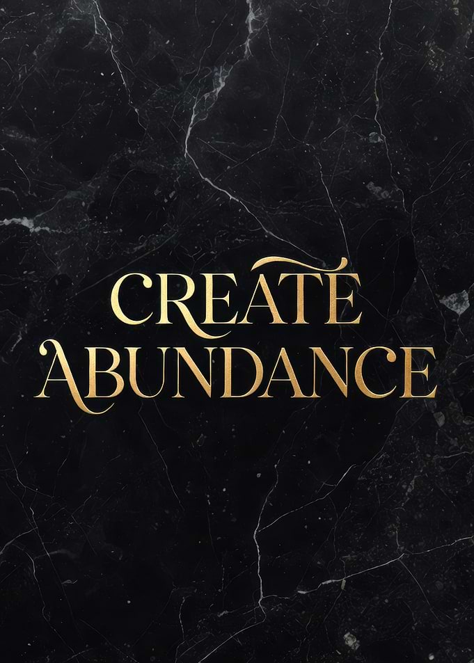 Create Abundance Text Art