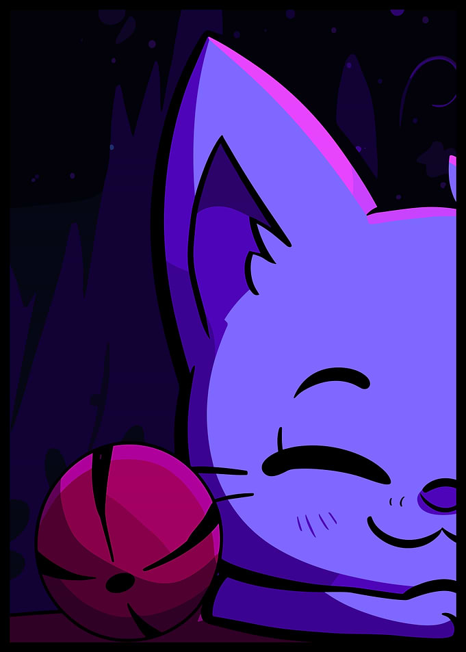 Cute Cat with Bell