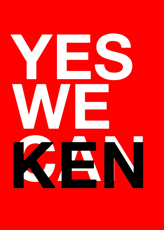 Yes We Can Text Art