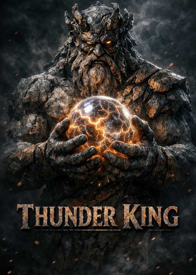 Thunder King Holding Energy Orb