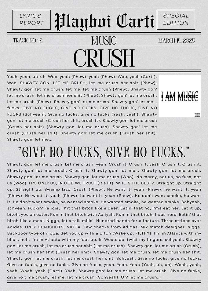 Playboi Carti Crush