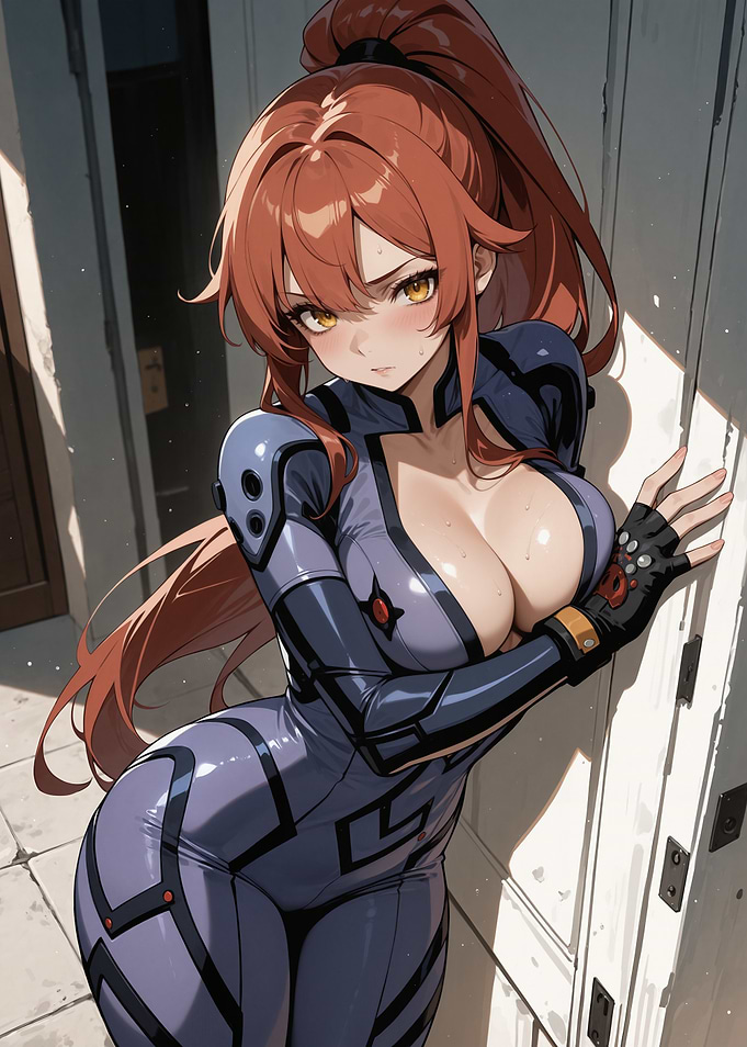 Anime Girl in Sci-Fi Suit