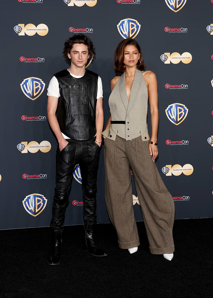 Timothée Chalamet and Zendaya on Red Carpet