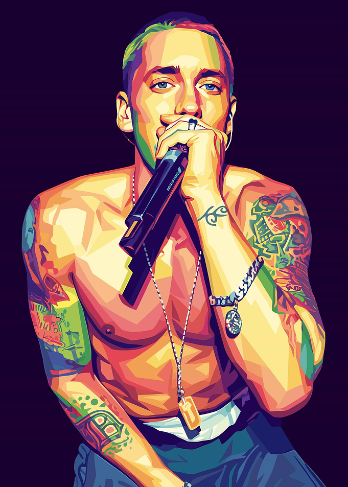 Eminem Pop Art Portrait