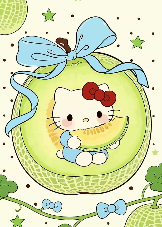 Hello Kitty with Melon