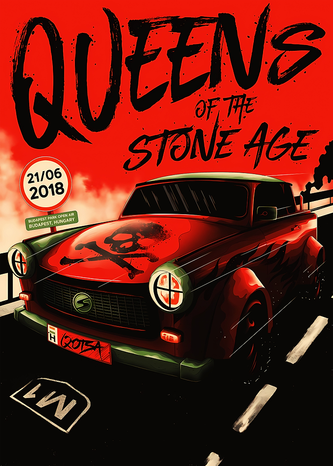 Queens of the Stone Age concert poster