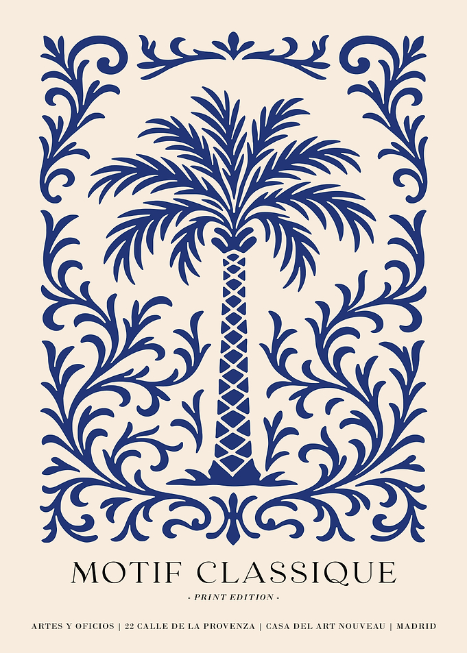 Motif Classique Palm Tree Print