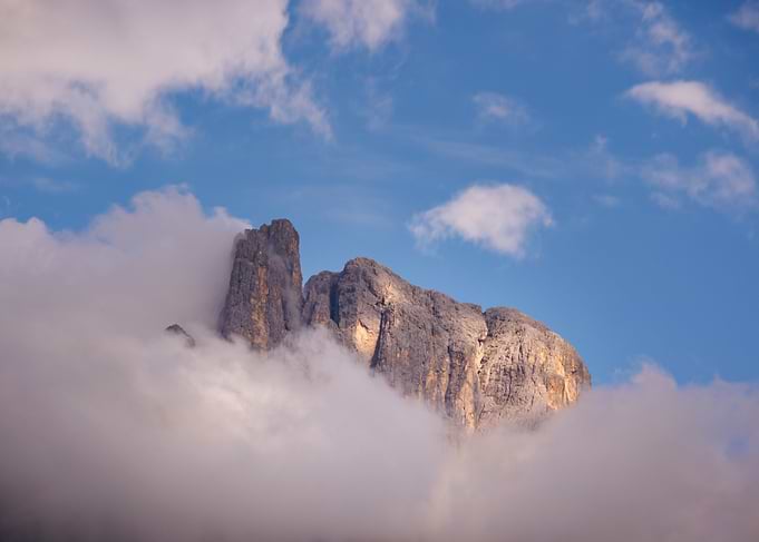 Misty Mountain Peaks - Cima Rosetta - Italy