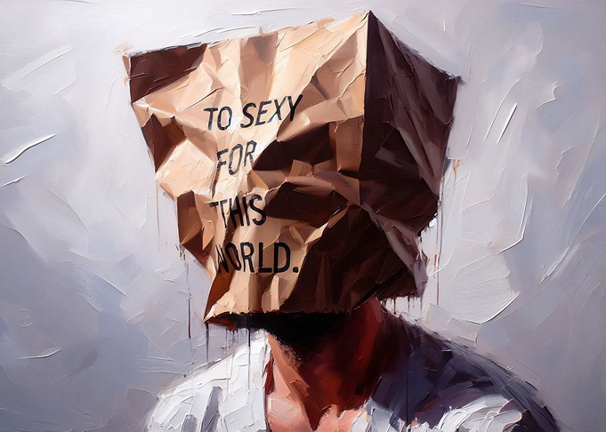 Person with Bag Over Head