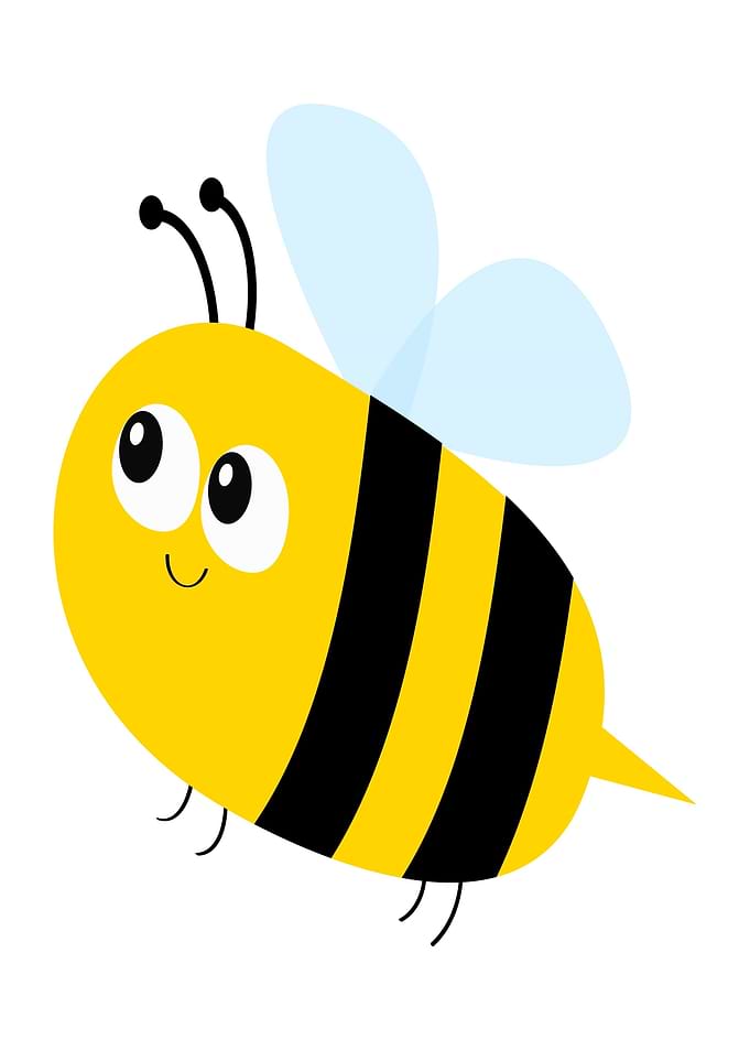Cute Cartoon Bee